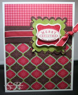 Scallop edge christmas card Scallop edge christmas card