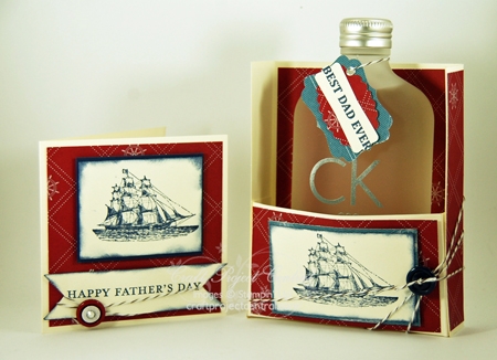 Fathers Day Cologne Box & Card
