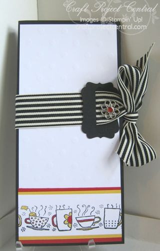 Morning Cup Tea Bag & Gift Card Holder