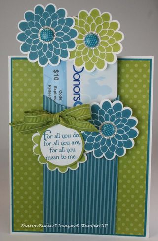 Flower card with gift Flower card with gift