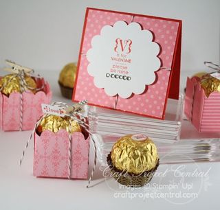Mini Circle Valentine Box & Card