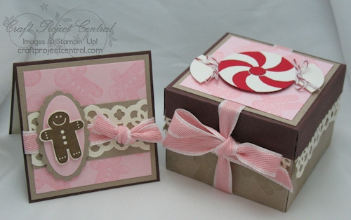Gingerbread Treat Box & Card