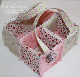 Rag Quilt Stamper's Tote