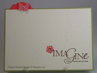 Inside fresh vintage pocket card