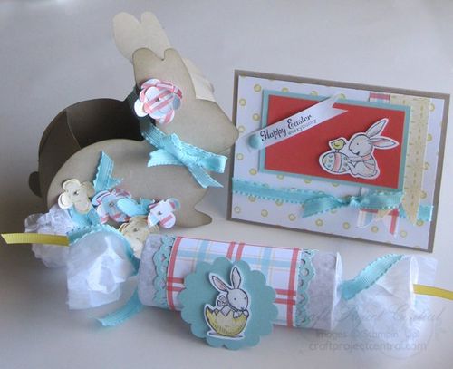 Easter Bunny Treat Holders & Card Easter Bunny Treat Holders & Card