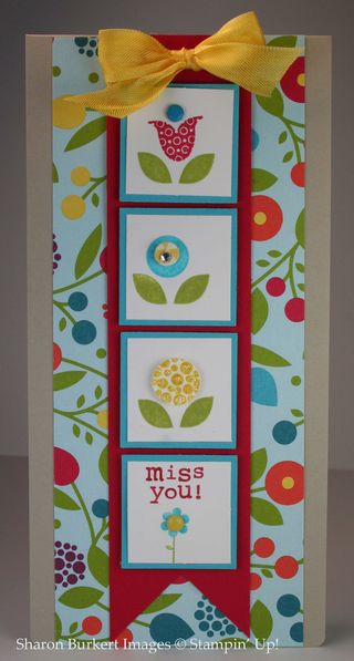 Bright Blossoms 4 square