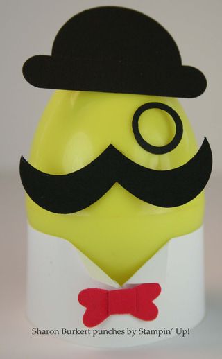 Egg with heart punch