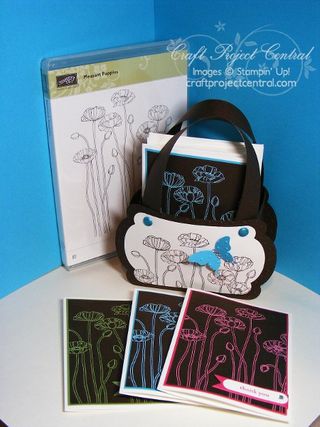 Pleasant Poppies Notes & Tote Pleasant Poppies Notes & Tote