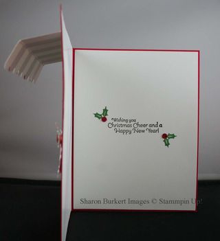 Gingerbread card inside
