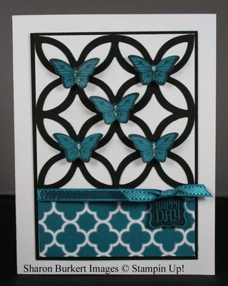 Bitty Butterfly lattice black Island Indigojpg