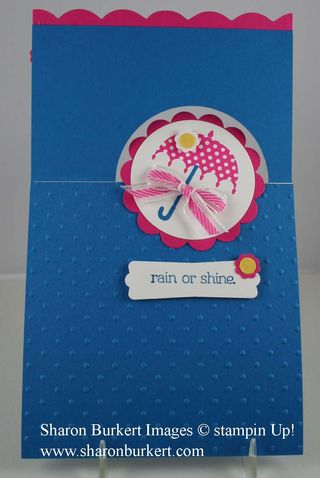 Rain or shine tri-fold half open