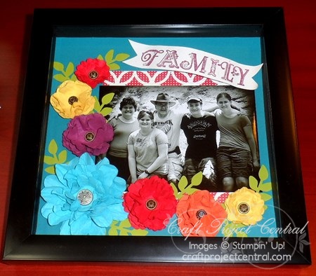 Floral Scrapbook Wall Hanging