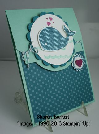 Oh whale side foldover Oh whale side foldover