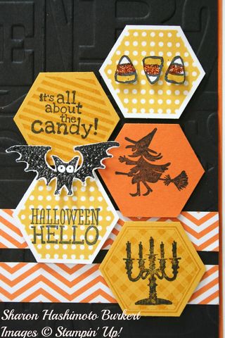 Halloween Hello Six Sided Sampler close