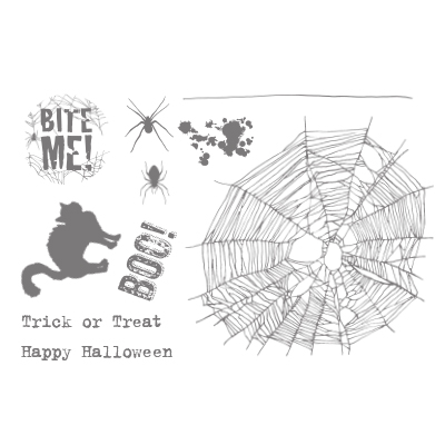 Halloween polymer stamps