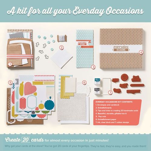 Everyday occasions card kit