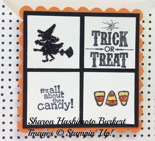 Halloween Hello envelope card front Halloween Hello envelope card front