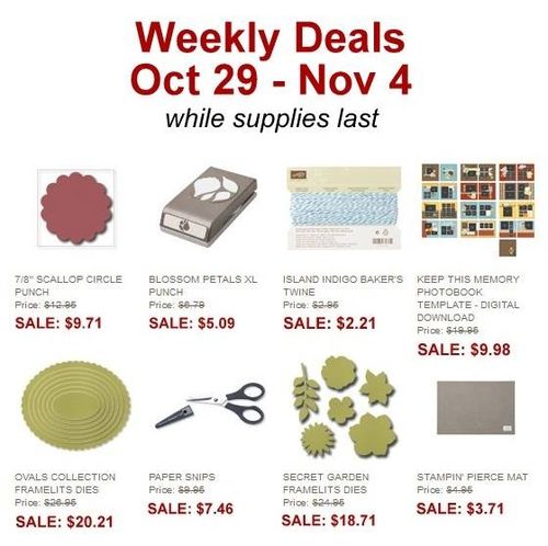 Weekly deal 10-29-11-4