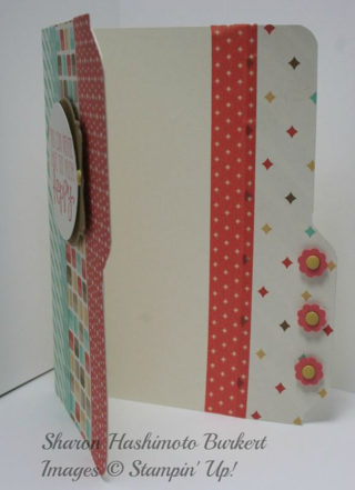 File folder card 1 open