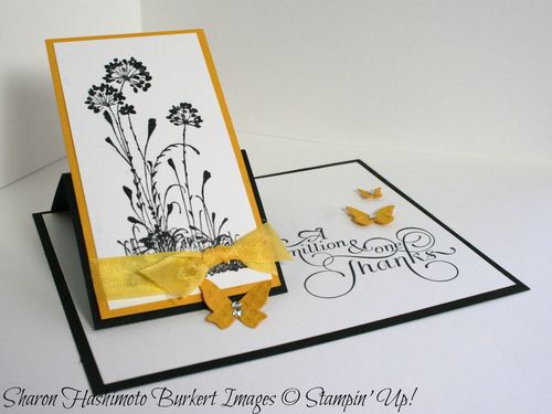 Serene Silhouettes one flap easel side