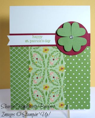 Shamrock made from hearts Shamrock made from hearts