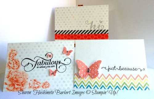 Three 5 minute cards