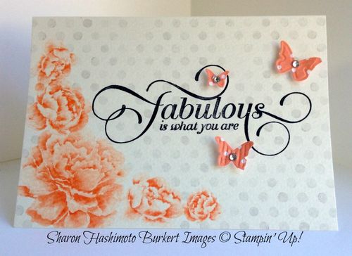 5 minute Fabulous card