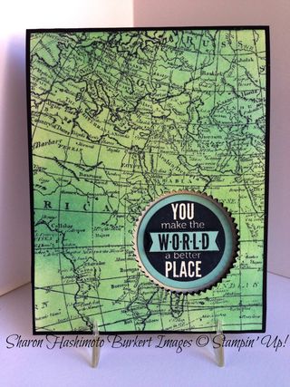 World Map and Starburst Sayings World Map and Starburst Sayings