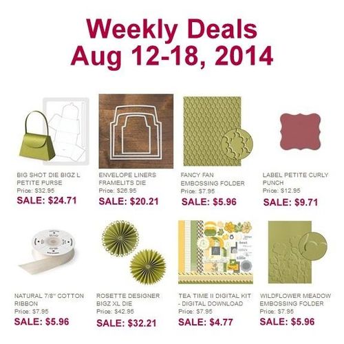 Weekly deal 8:12-8:18