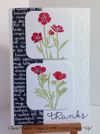 Wild About Flowers note card long
