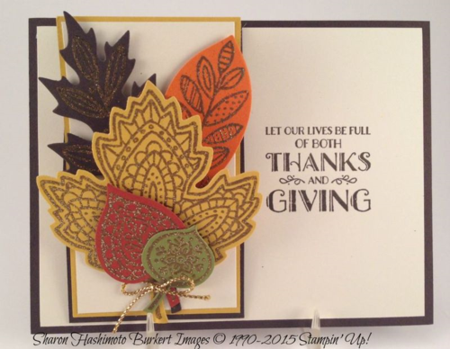 Lighthearted Leaves one arm easel