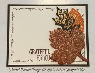 Lighthearted leaves postcard