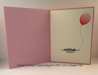 Balloon Celebration Blushing Bride inside