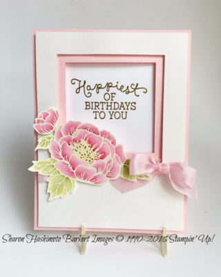 Birthday Blooms with Square frames