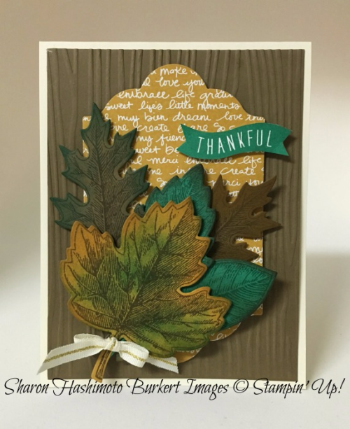 Vintage Leaves stamp set, astheinkdries.com, #stmapinup