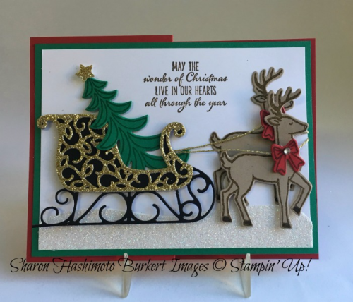 Santa's Sleigh bundle, astheinkdries.com,#stampinup