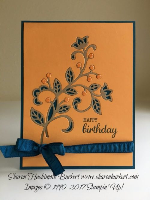 Flourish thinlits astheinkdries.com #stampinup