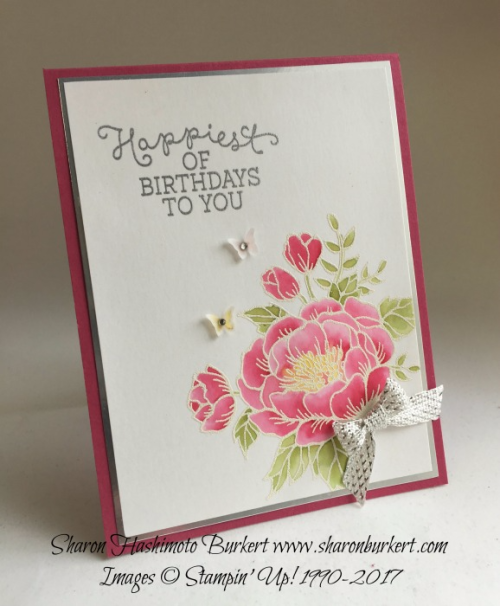 Birthday Blooms astheinkdries.com 