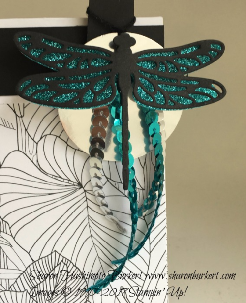 Inside the Lines DSP Dragonfly Dreams Bermuda Bay Glimmer paper Inside the Lines DSP Dragonfly Dreams Bermuda Bay Glimmer paper