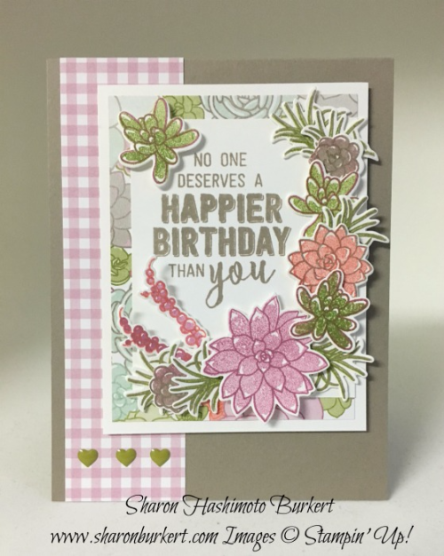 Oh So Succulent stamp set Succulents framelits astheinkdries.com