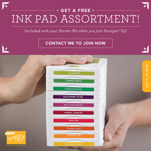July Ink Pad promo July Ink Pad promo