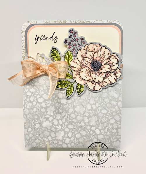Stampin'Up!CottageRose-pocketcard Stampin'Up!CottageRose-pocketcard