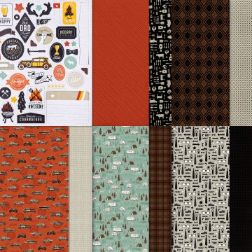 HE'S THE MAN 12" X 12" (30.5 X 30.5 CM) SPECIALTY DESIGNER SERIES PAPER