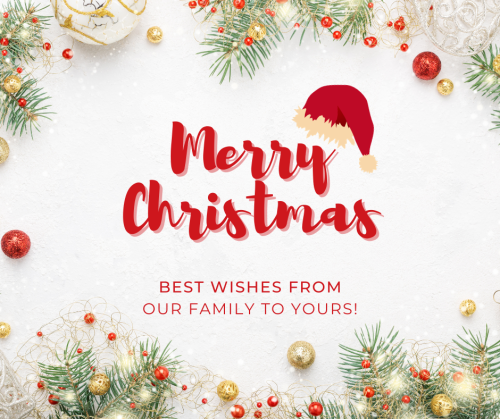Best wishes from our family to yours!